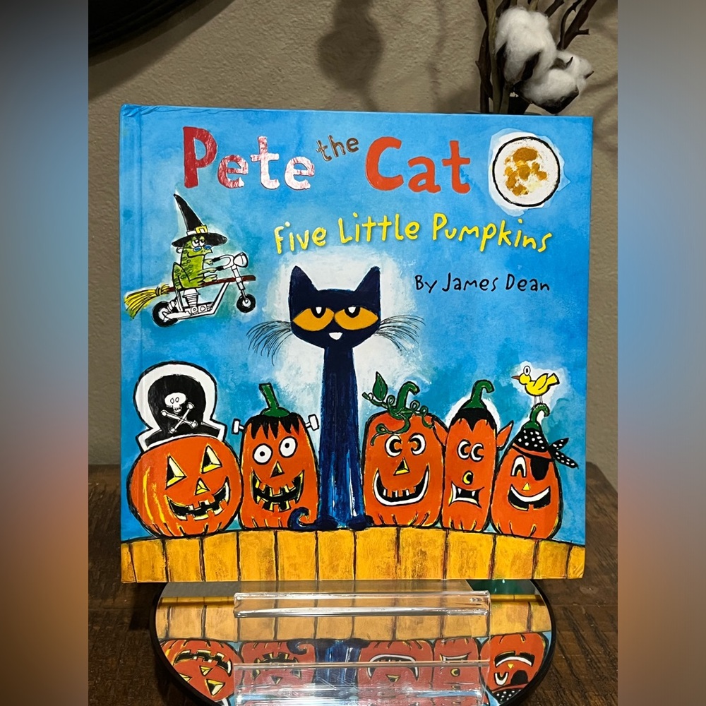Pete the Cat Five Little Pumpkins Hardcover Children’s Book